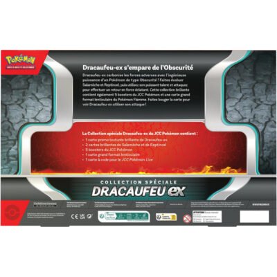 Pokémon - Coffret 5 Boosters - Collection Spéciale - DRACAUFEU-EX