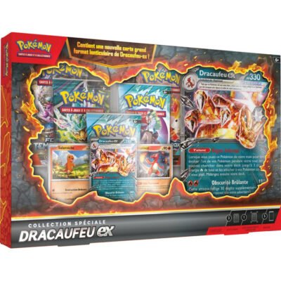 Pokémon - Coffret 5 Boosters - Collection Spéciale - DRACAUFEU-EX