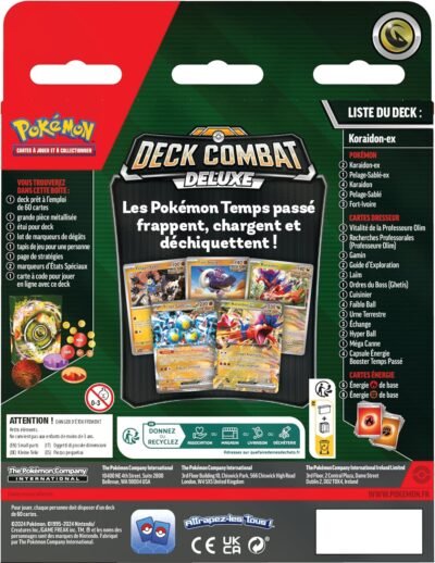 Deck De Combat Deluxe - Koraidon EX- Pokémon verso