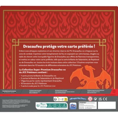 Coffret 10 Boosters - Collection Super Premium Dracaufeu EX - Pokémon verso
