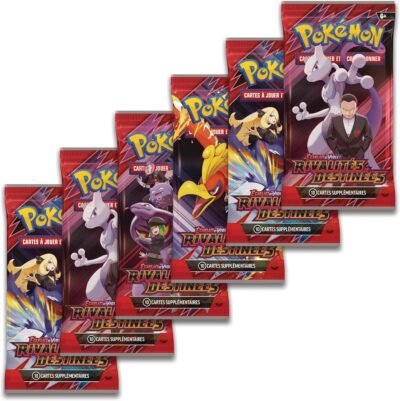 Bundle EV10 - Lot de 6 boosters Rivalités Destinées contenu