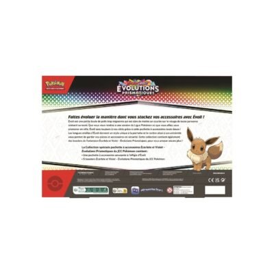 Pokémon - Coffret 5 Boosters - EV8.5 - Evolutions Prismatiques contenu