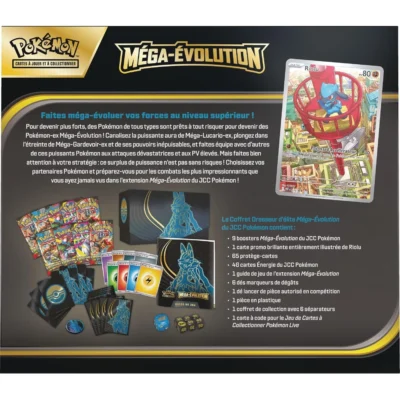 ETB Mega-Evolution - ME01 - Coffret Dresseur d'Elite - Lucario - Pokémon – Image 5