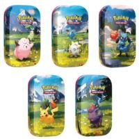 Pokebox - Lot de 5 Mini tin ME02.5 Héros Transcendants