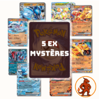 Lot 5 Cartes Pokémon EX Mystères - Sans Doublon