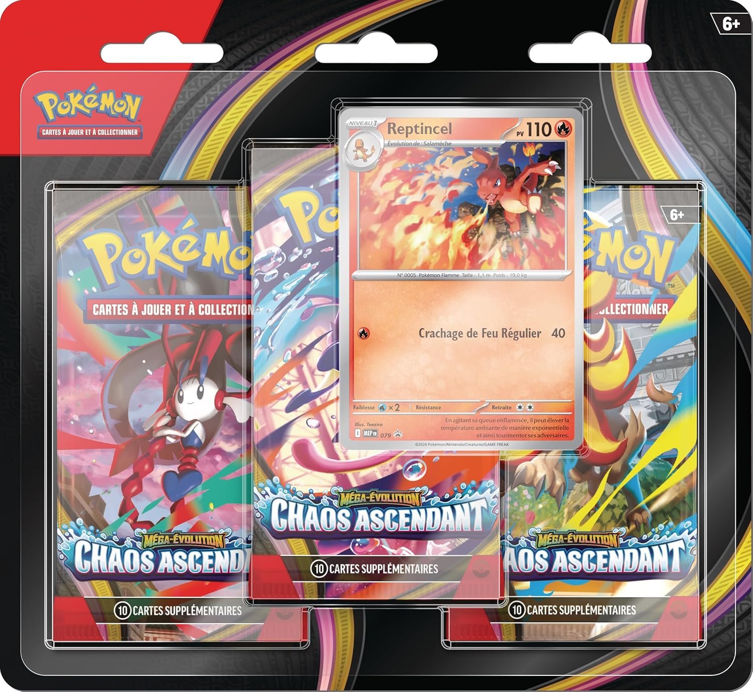 Tripack Chaos Ascendant – ME04 – Pokémon