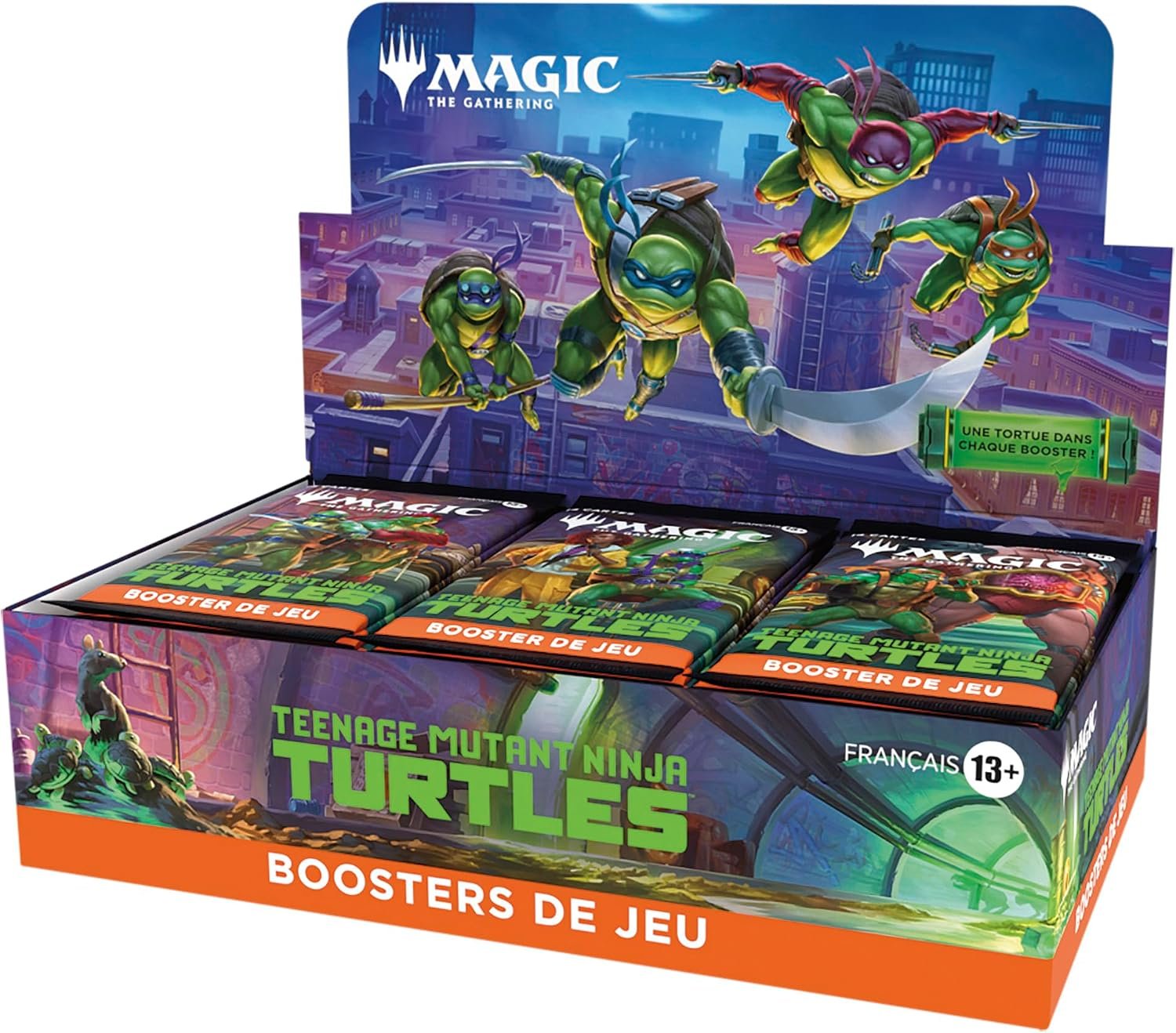 MTG – Boîte de 30 Boosters de Jeu – Display TMNT Teenage Mutant Ninja Turtles