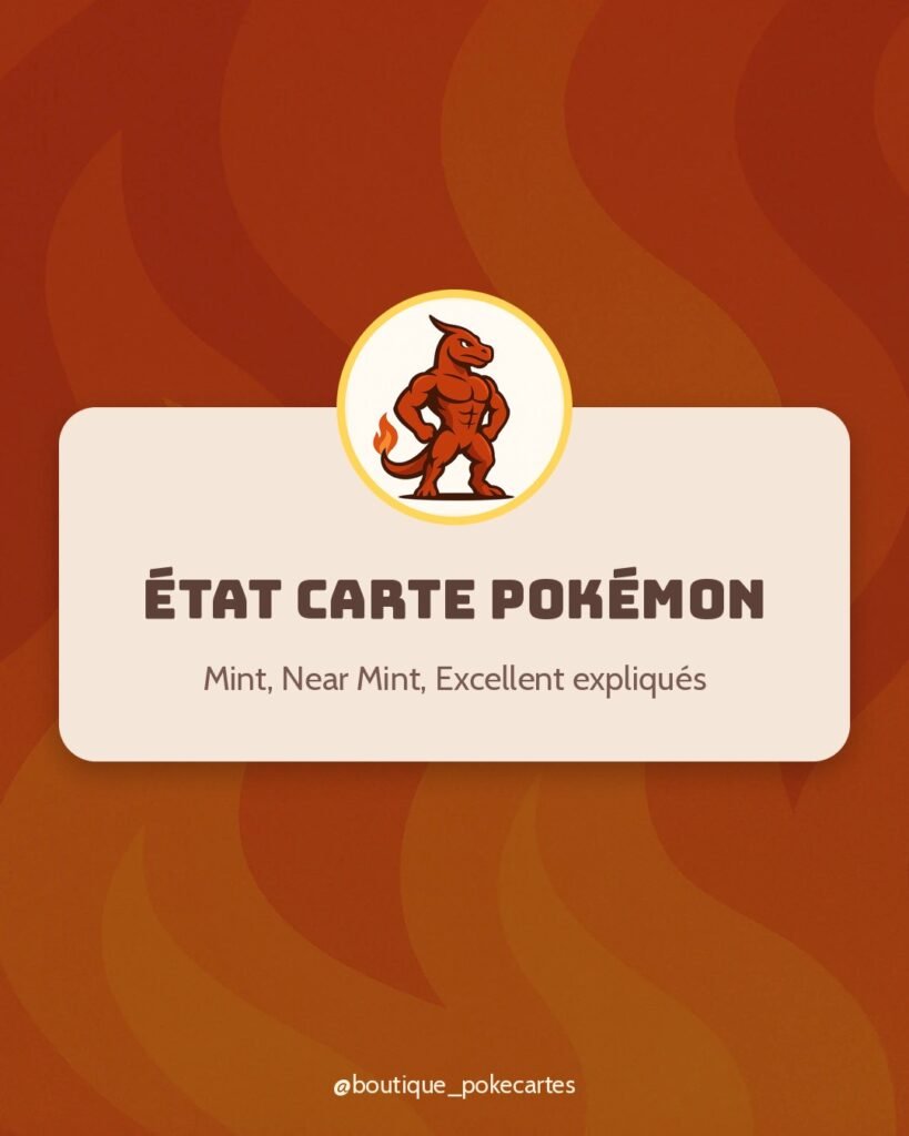 État carte Pokémon : Mint, Near Mint, Excellent expliqués