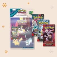 Cadeau Pokémon pour débutant : Kit du Dresseur de Noël Premier Dresseur, portfolio Ultra Pro et 3 boosters