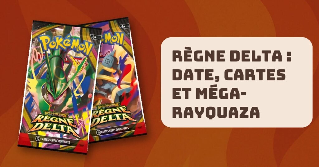 Règne Delta : boosters de l'extension avec Méga-Rayquaza
